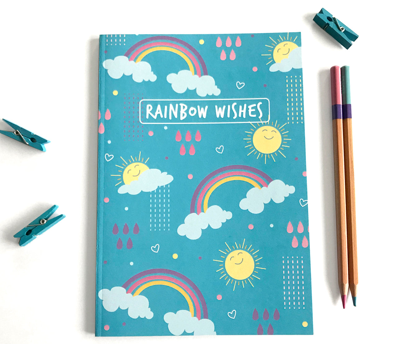 Cute rainbow notebook - The Imagination Spot
