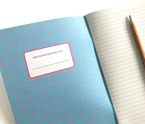 Rainbow lined notebook by The Imagination Spot