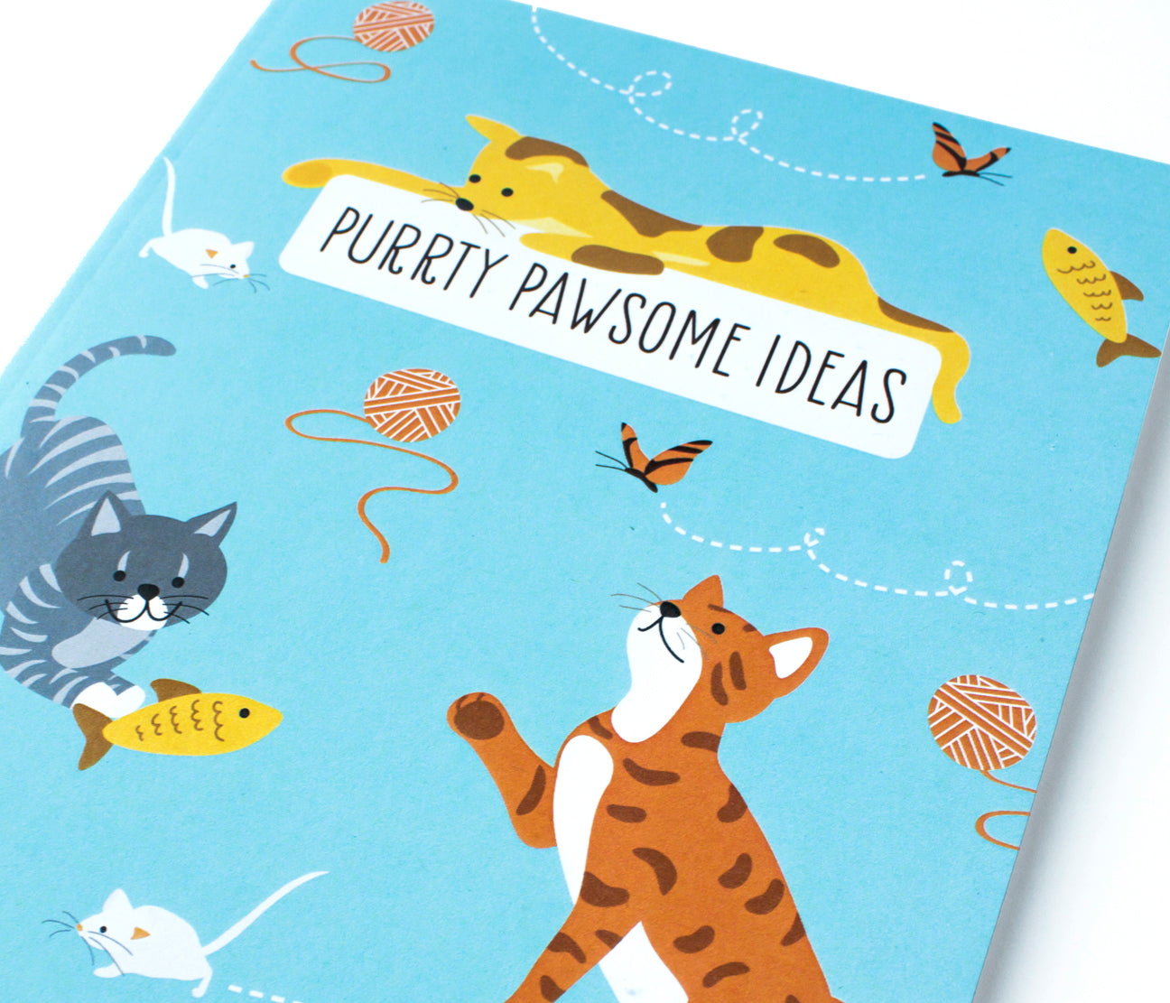 Cat Notebook Journal - Playful cats - The Imagination Spot