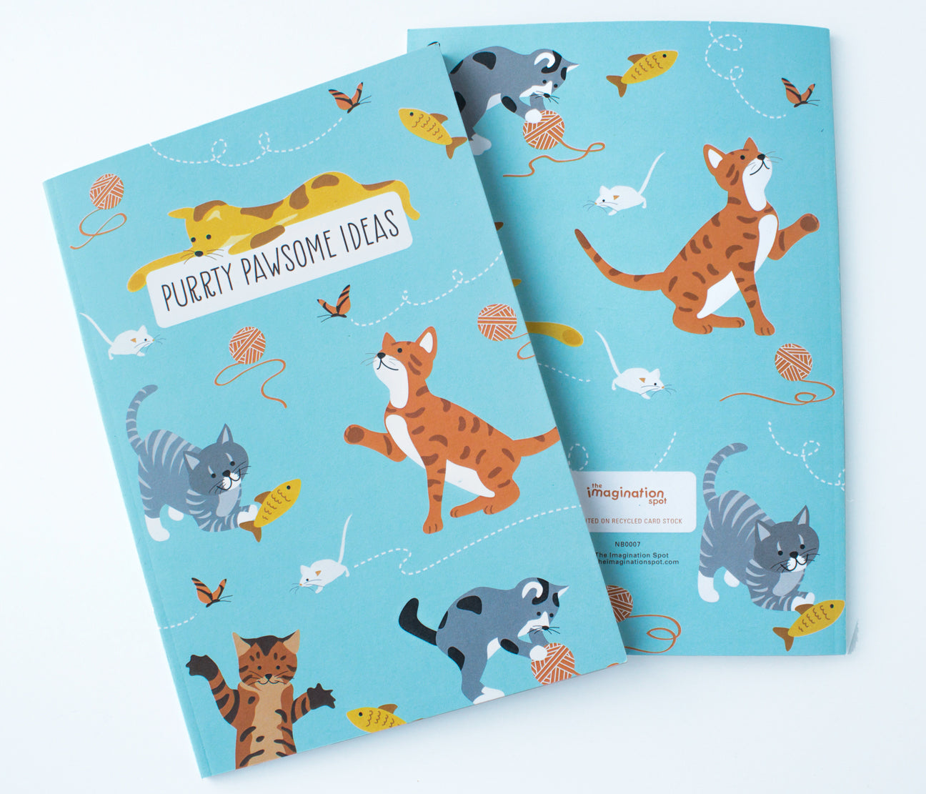 Cat Notebook Journal - Playful cats - The Imagination Spot