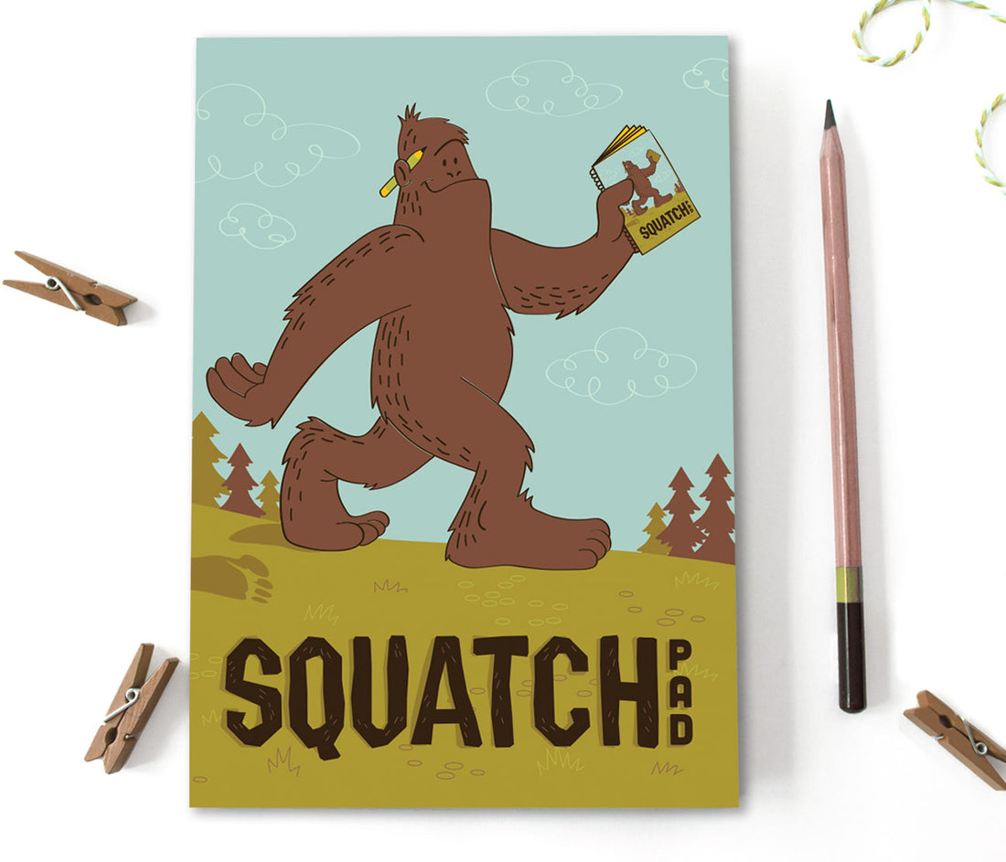 Sasquatch Notebook Journal - Squatch Pad