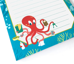 Cute Octopus Notepad - The Imagination Spot