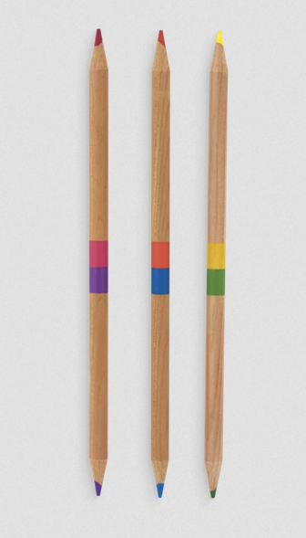 Double Ended Colored Pencil Set - 24 Colors
