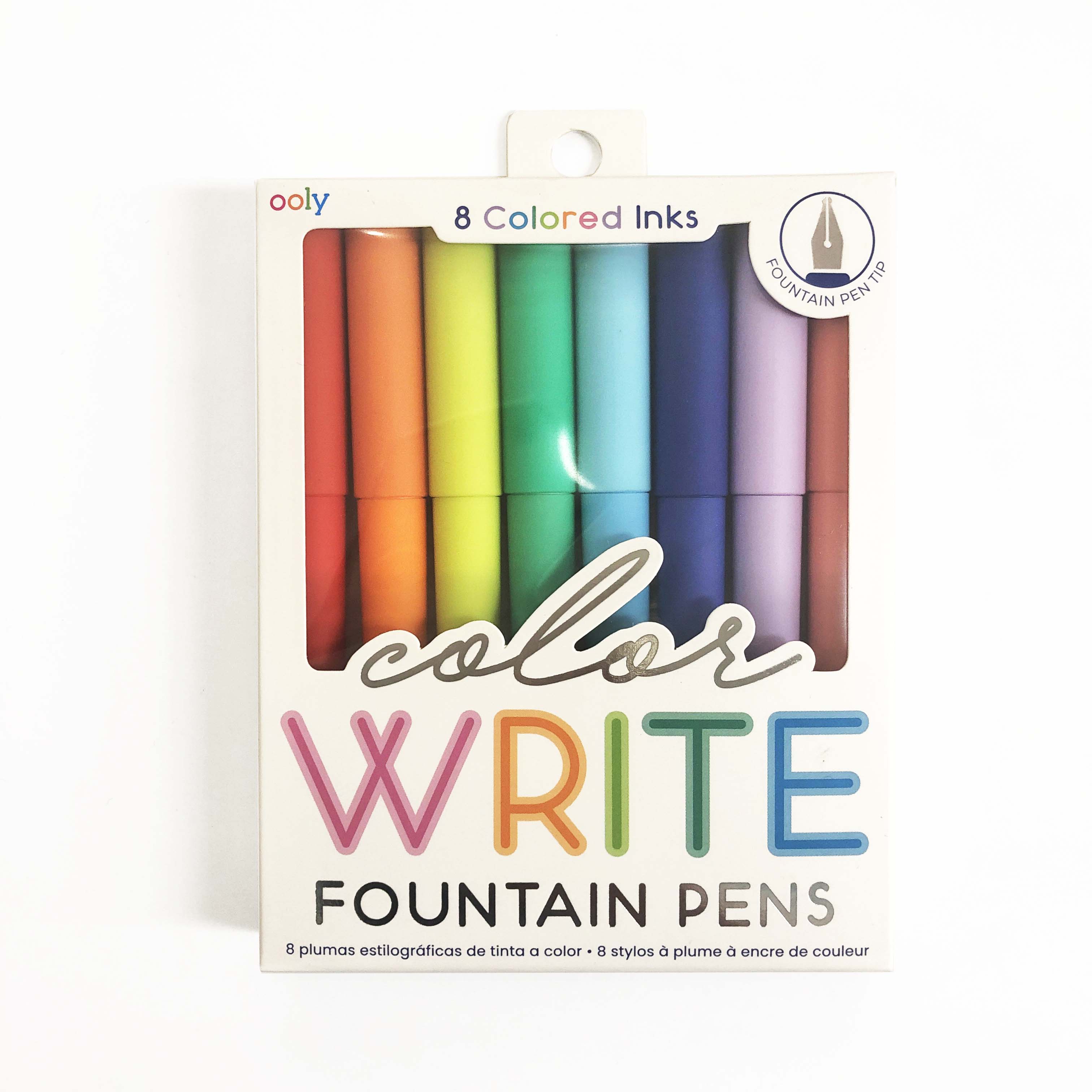 Color Write Colored Fountain Pens Set