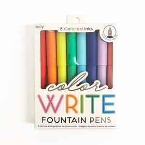 Color Write Fountain Pens Set
