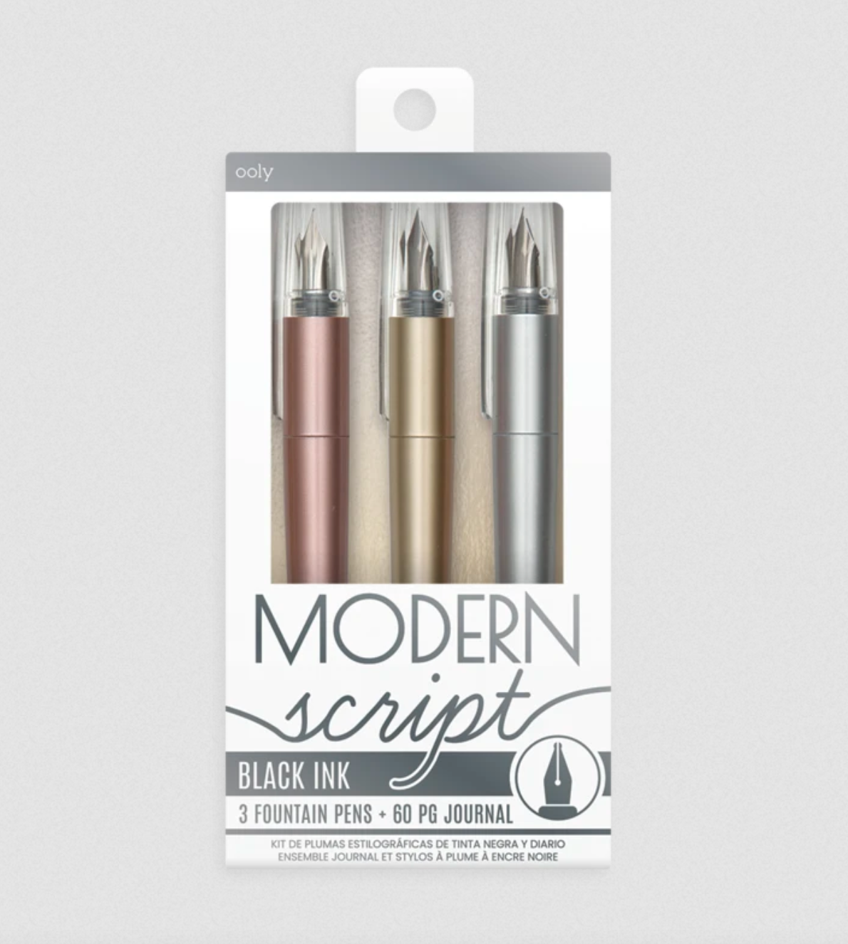 Modern Script Fountain Pen Journal Set