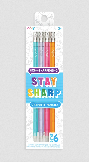 Stay Sharp Graphite Pencils - 6 pc Set