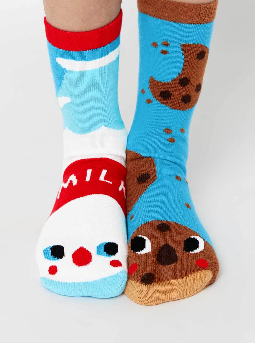 Pals Mismatched Grip Socks - Kids