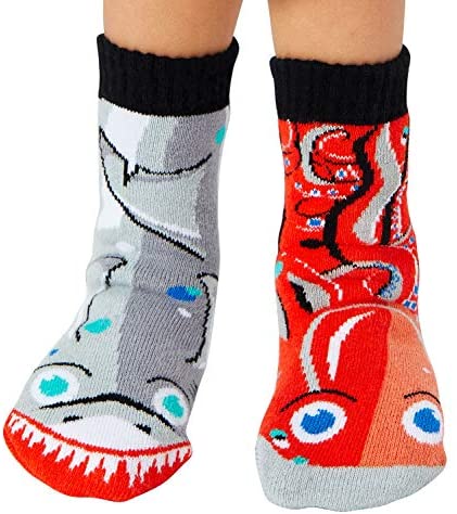 Pals Mismatched Grip Socks - Kids