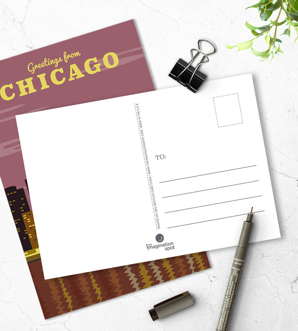 Chicago postcards - City postcards by The Imagination Spot