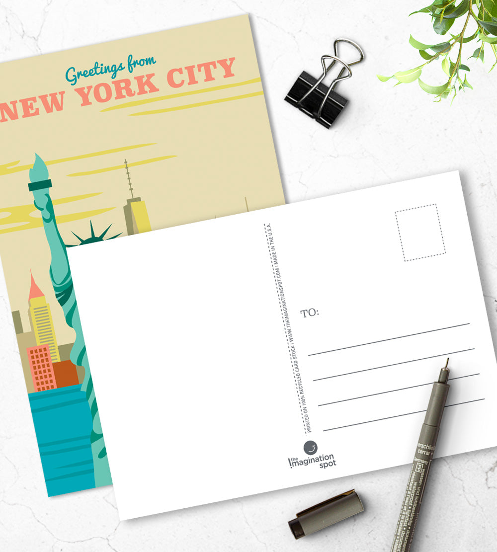 New York postcards
