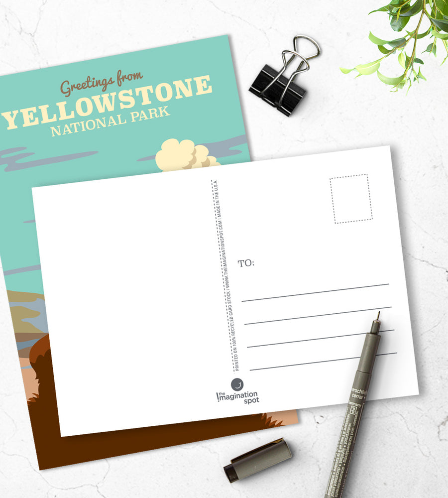 Yellowstone national part postcards - The Imagination Spot