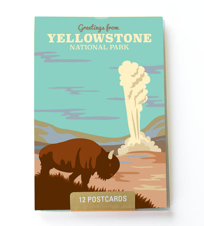 Yellowstone postcard set