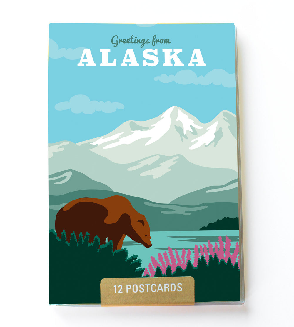 Alaska postcard set
