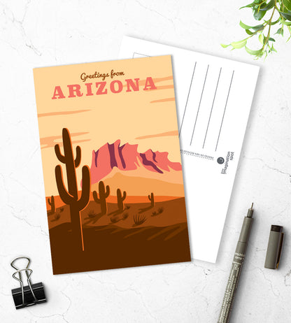 Arizona state postcards - The Imagination Spot