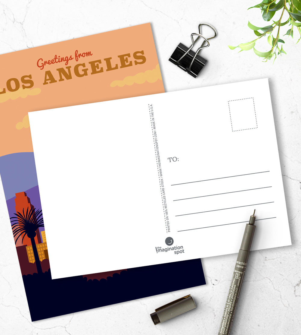 Lost Angeles city postcards