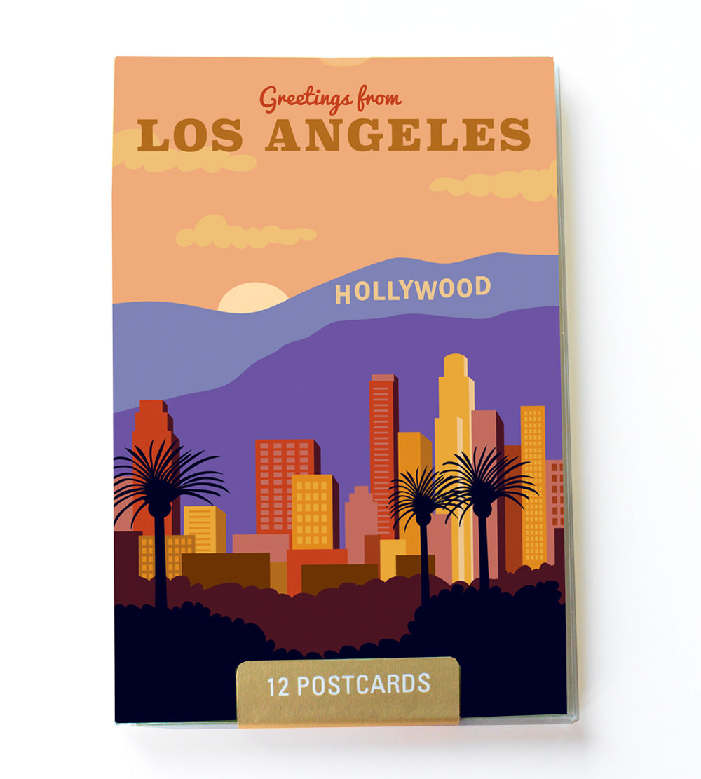 Los Angeles postcard set