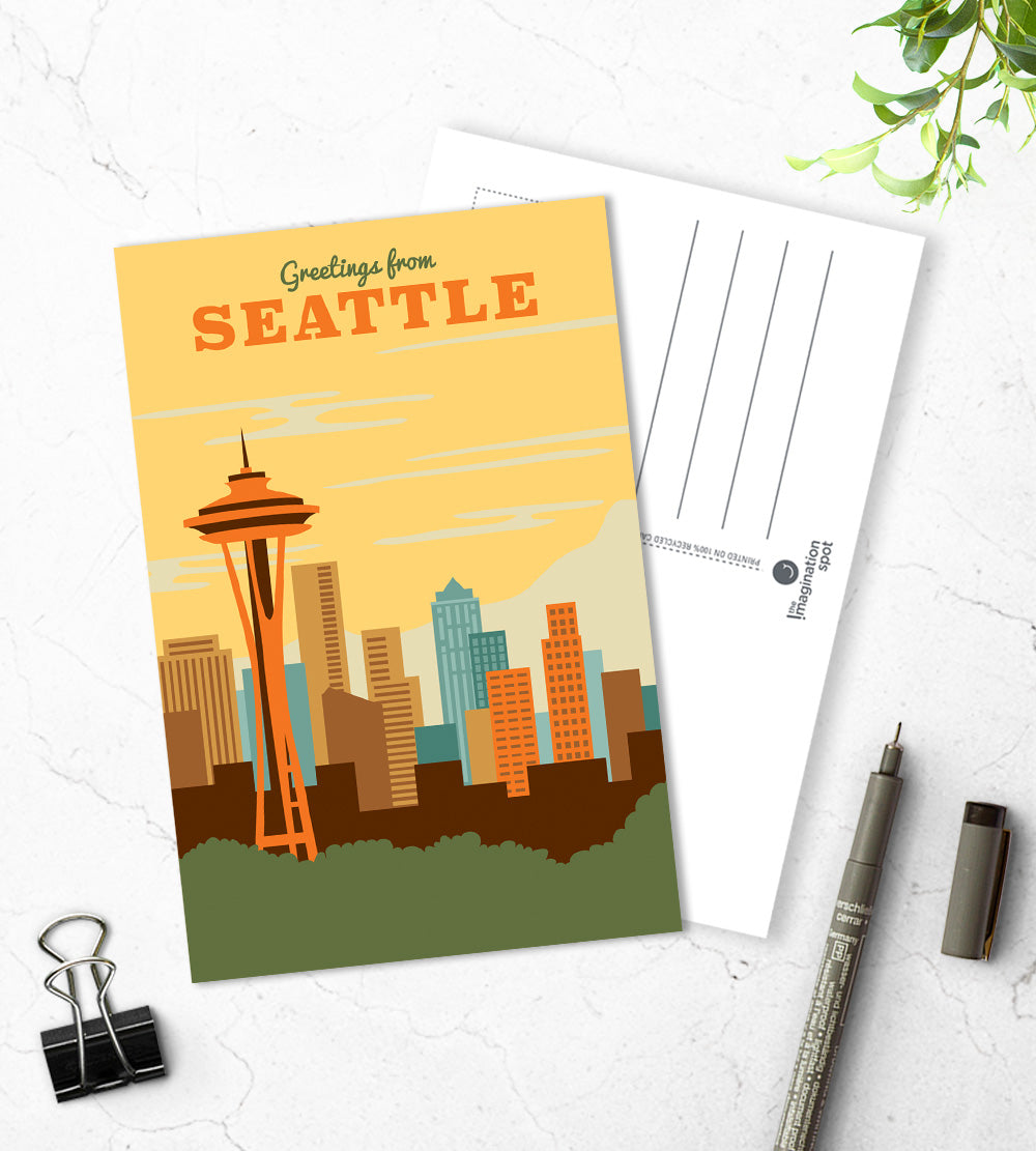 Seattle city postcards - The Imagination Spot