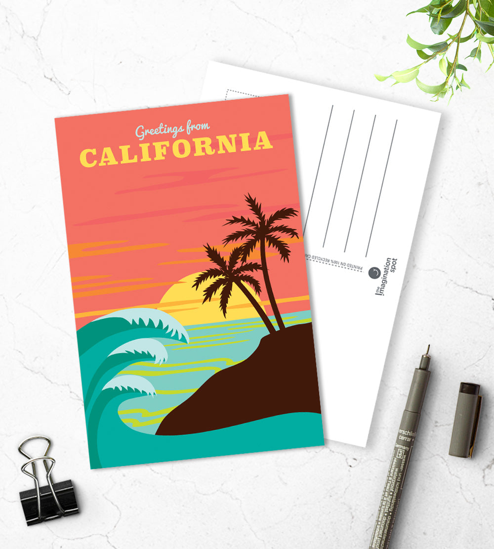 California State Postcards - The Imagination Spot