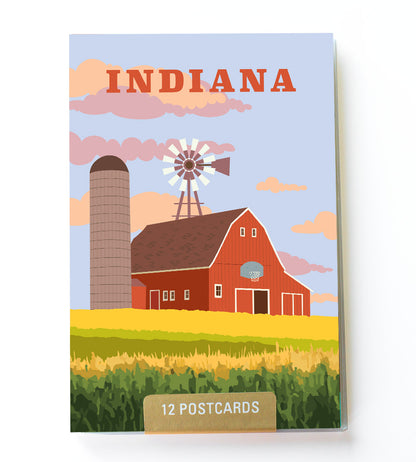Indiana state postcard set - The Imagination Spot