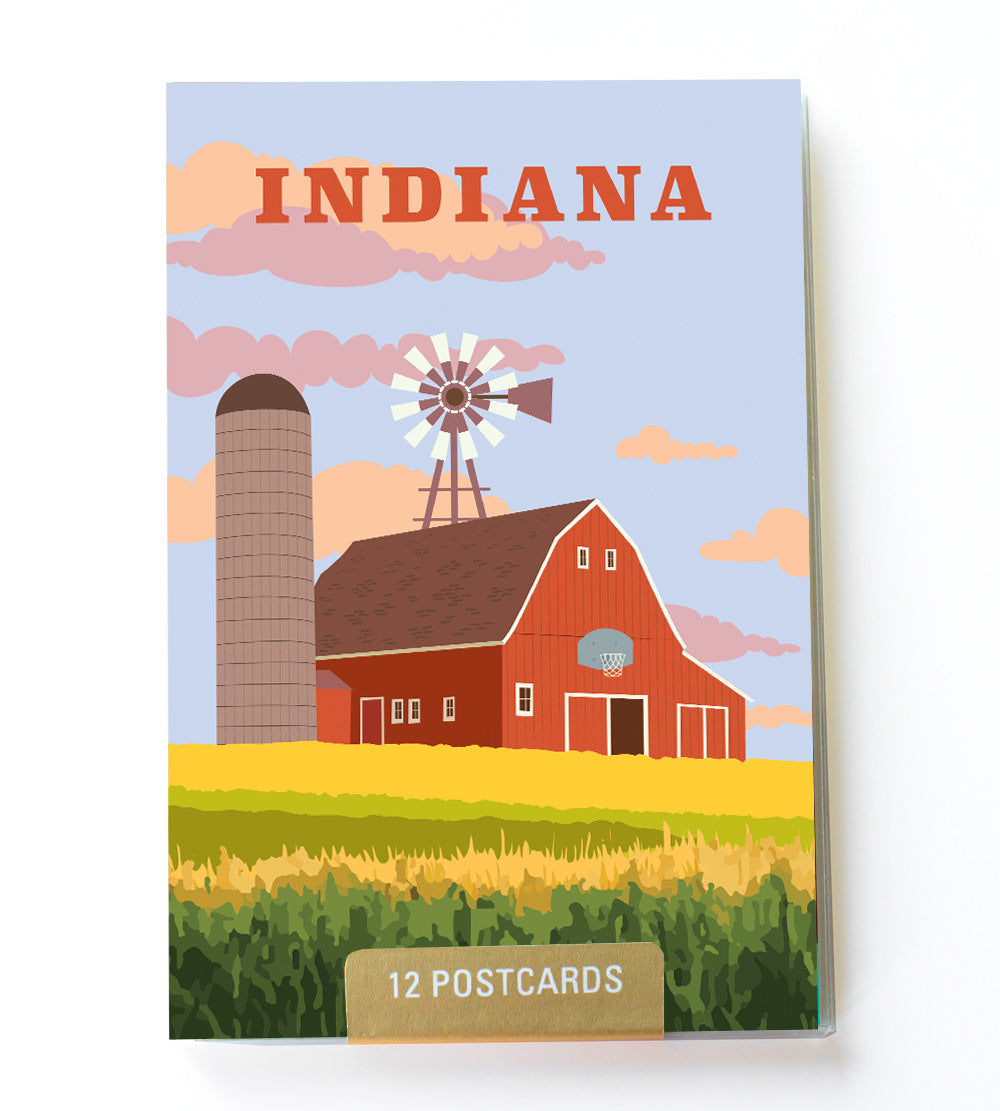 Indiana state postcard set - The Imagination Spot