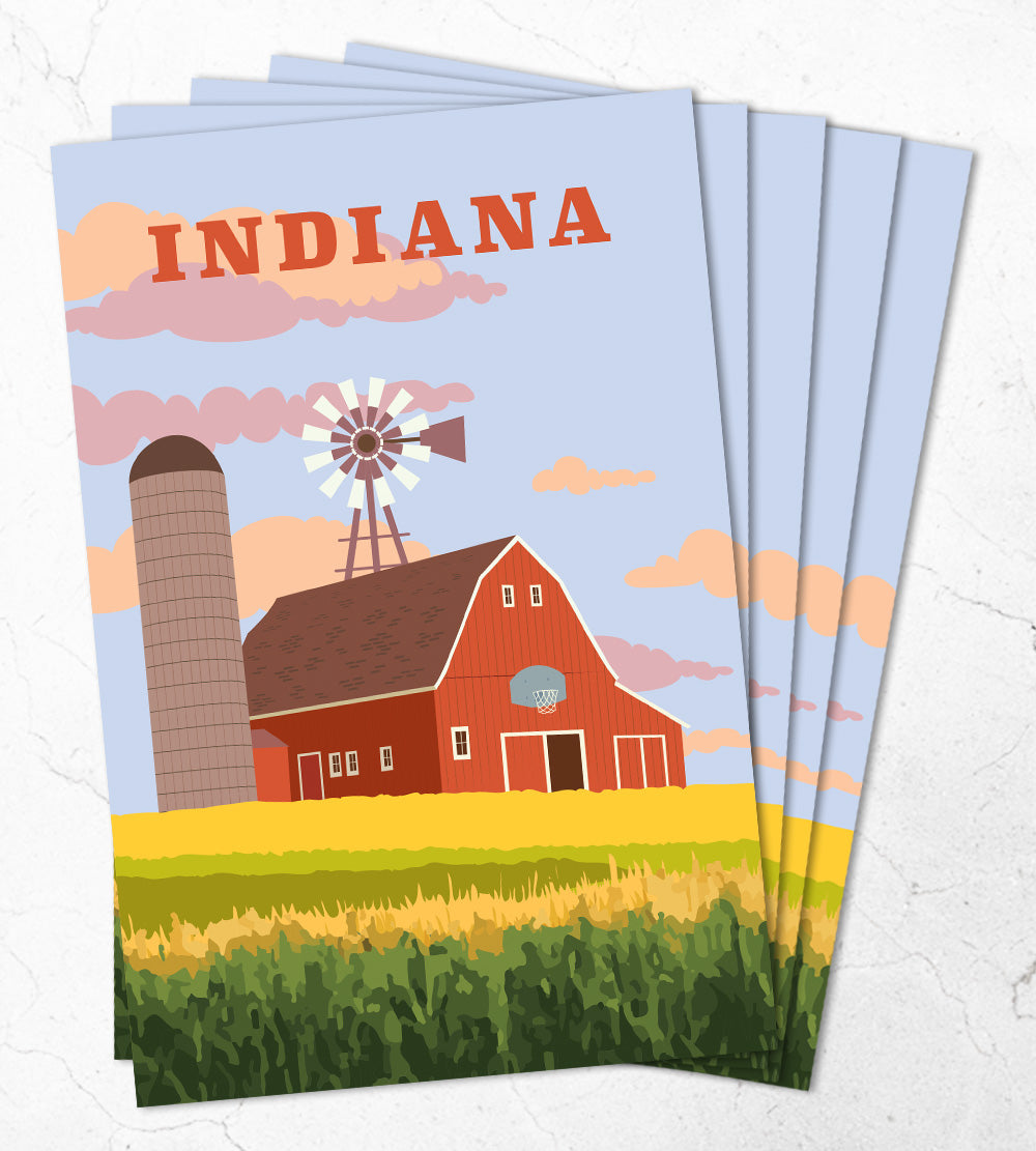 Indiana postcards - travel postcards