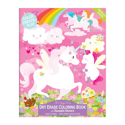 Unicorn Dry Erase Coloring Book