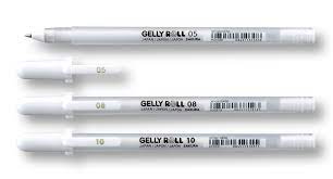 Gelly Roll White Pen
