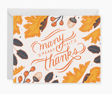 Many Thanks - Thank You Card