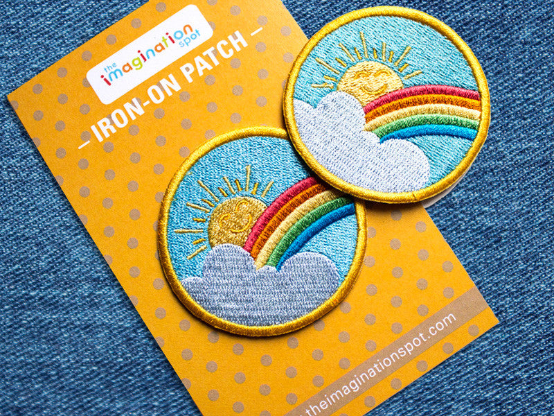 Clearance Iron on Patch - Rainbow Sunshine - Embroidered Patches - The  Imagination Spot