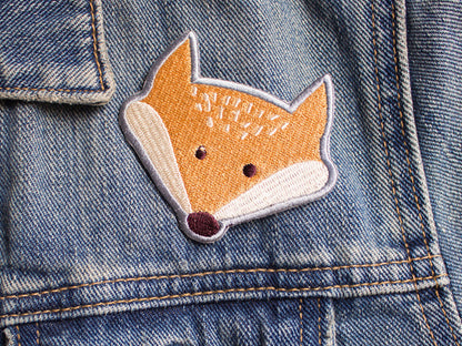 Iron on Patch - Fox Patch - Embroidered Patches - The Imagination Spot - 2