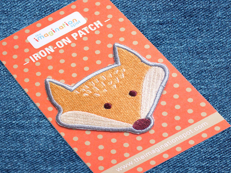 Iron on Patch - Fox Patch - Embroidered Patches - The Imagination Spot - 3