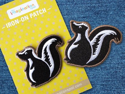 Skunk iron on patch by The Imagination Spot