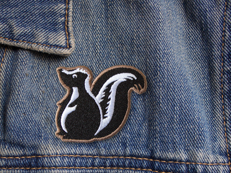 Skunk iron on patch by The Imagination Spot