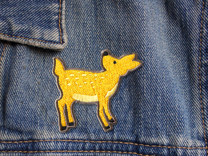 Deer iron on patch by The Imagination Spot