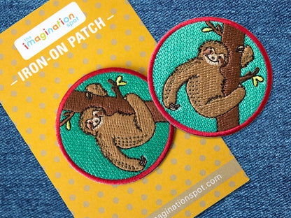 Sloth patch - Iron on patches