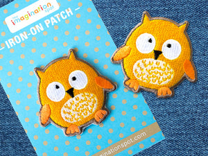 Owl patch - Denim Patches