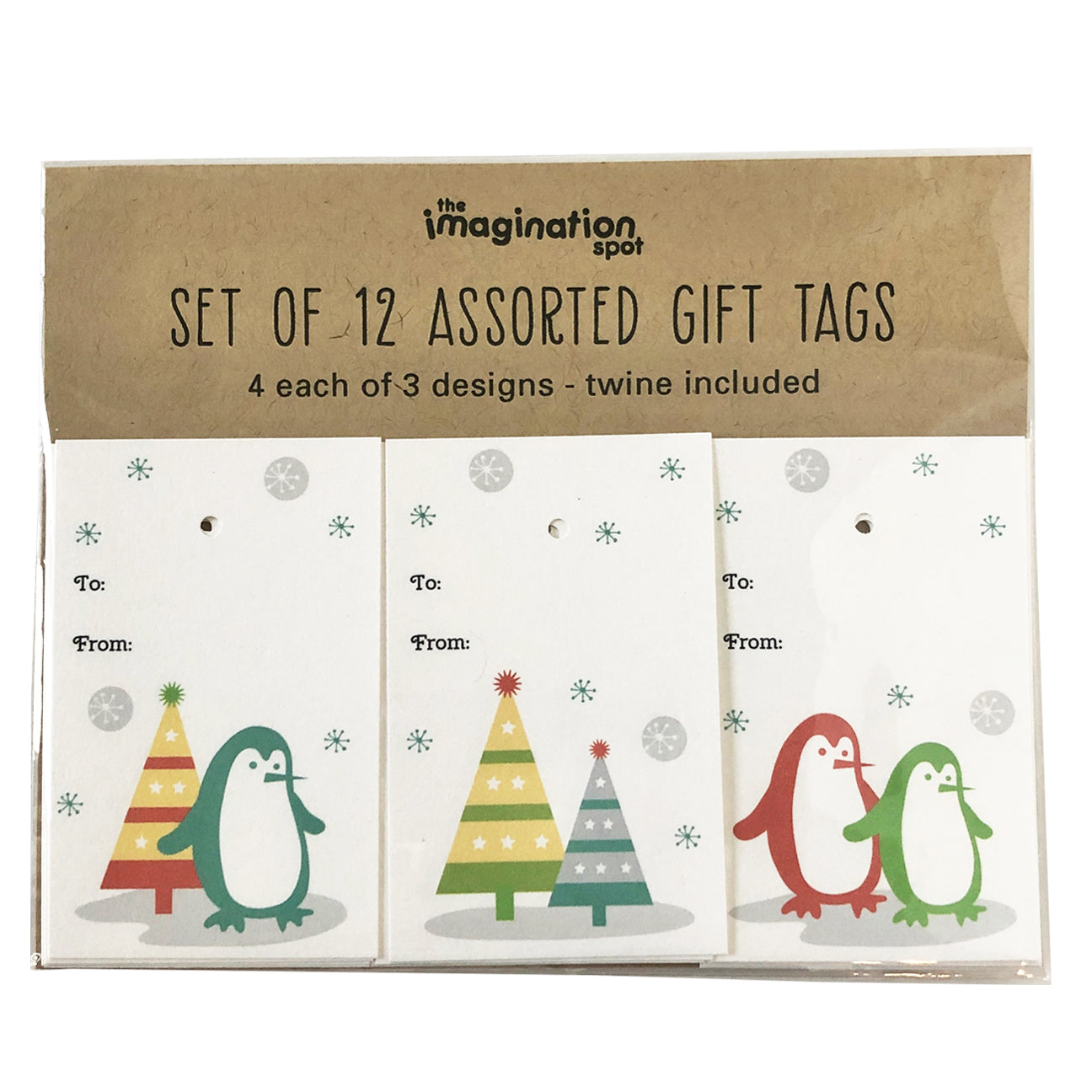 70% OFF - Assorted Holiday Gift Tags Set - Christmas Gift Tags - Various  Designs