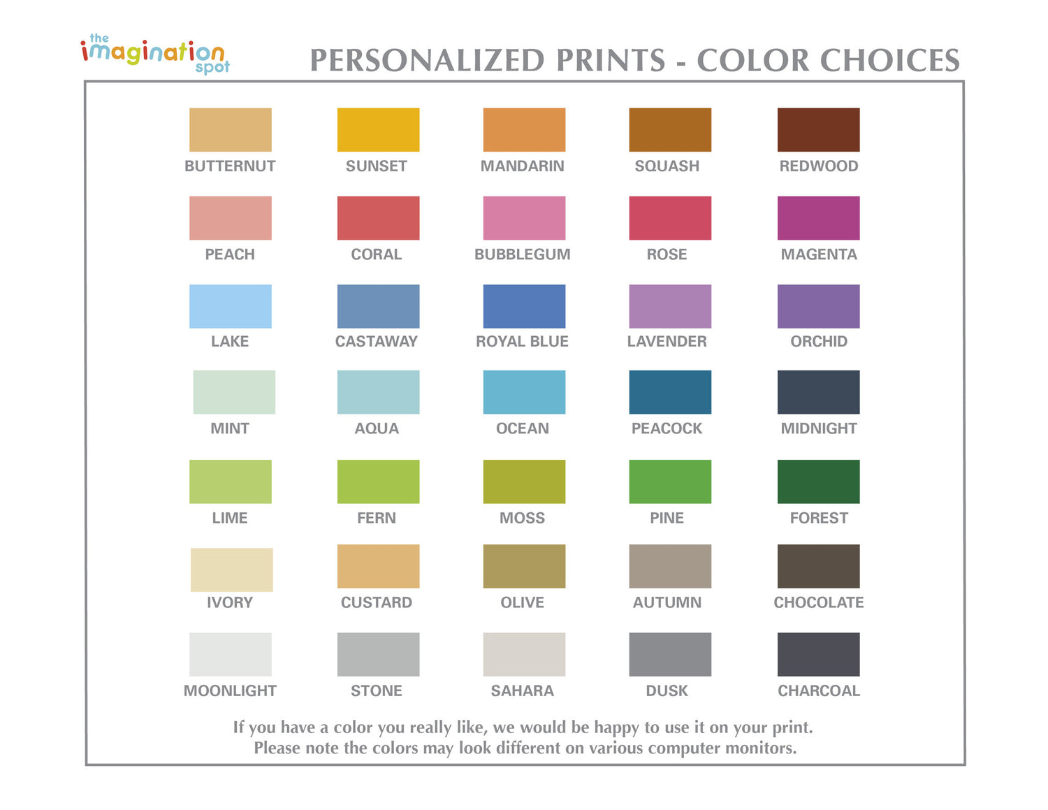Personalized Art Print - Fish - Color Choices