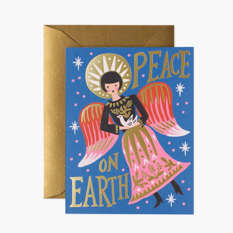 Peace on Earth Angel - Holiday Card