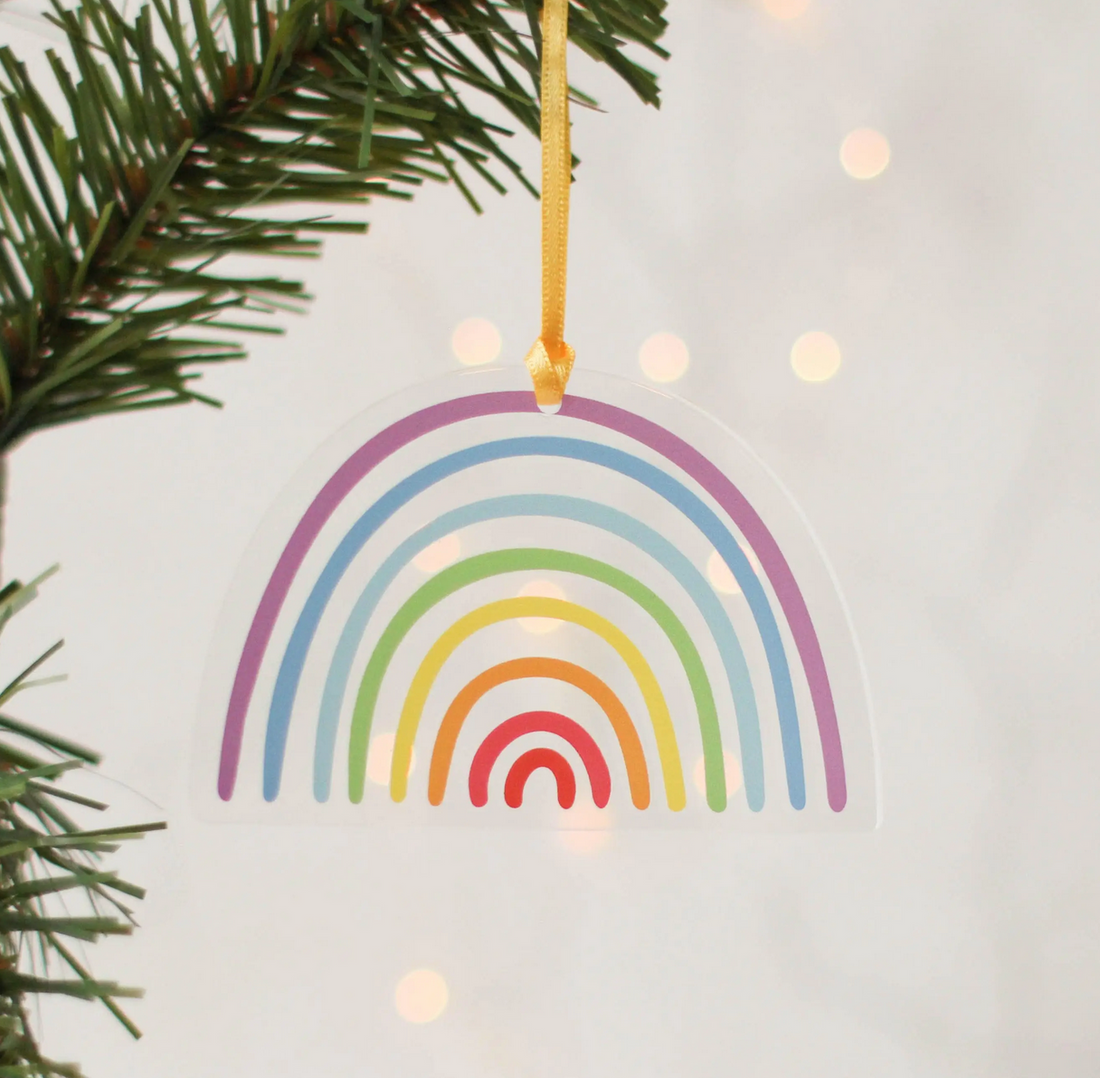 Rainbow Christmas Ornament