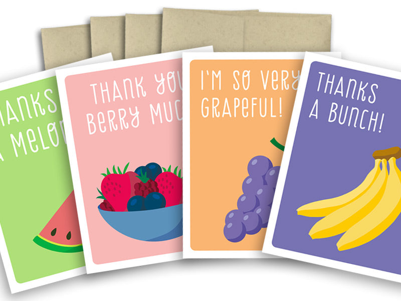 Assorted card set - Thank you cards