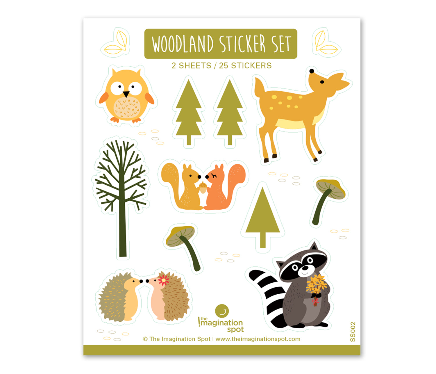 Cute Woodland Stickers - The Imagination Spot