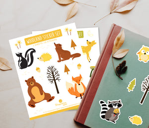 Woodland Stickers - The Imagination Spot