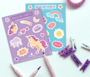 Unicorn Sticker Set - The Imagination Spot