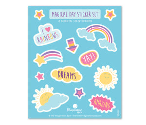 Rainbow Unicorn stickers - Cute acrylic stickers