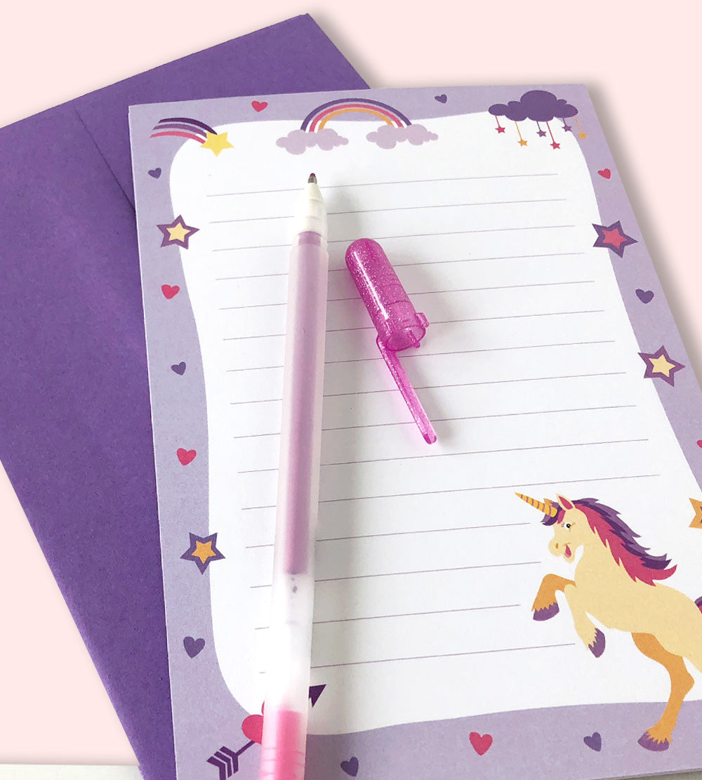 Unicorn Stationery Set - Letter writing kit