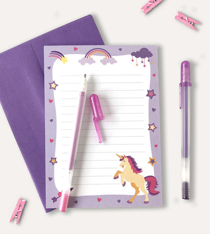 Unicorn Stationery Set - Notepad set