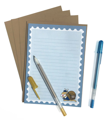 Snail Mail Stationery Set - Letter Writing Kit