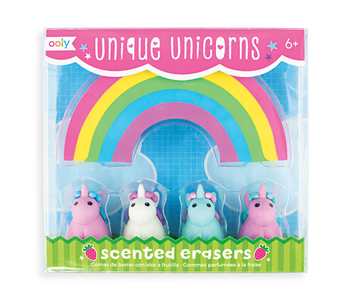 Unicorn Scented Erasers - Art and Craft Supplies